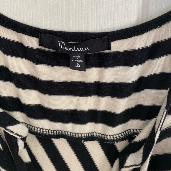 Maxi dress Black & White stripe S - Picture 4 of 7